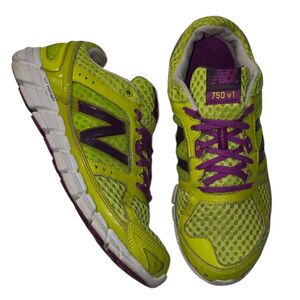 Women's New Balance Running Shoes, 8.5, 750-v1 XLT-Footed Lime Green
